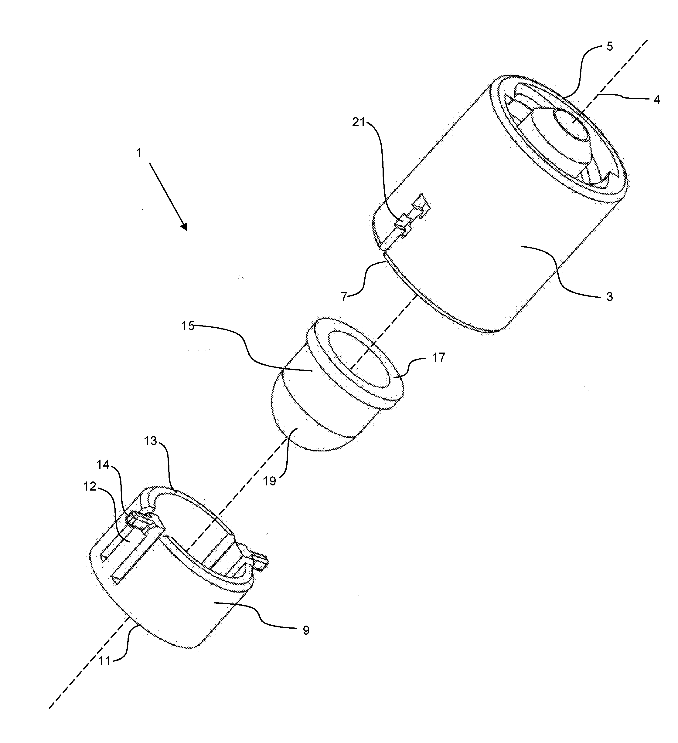 Needlefree valve device