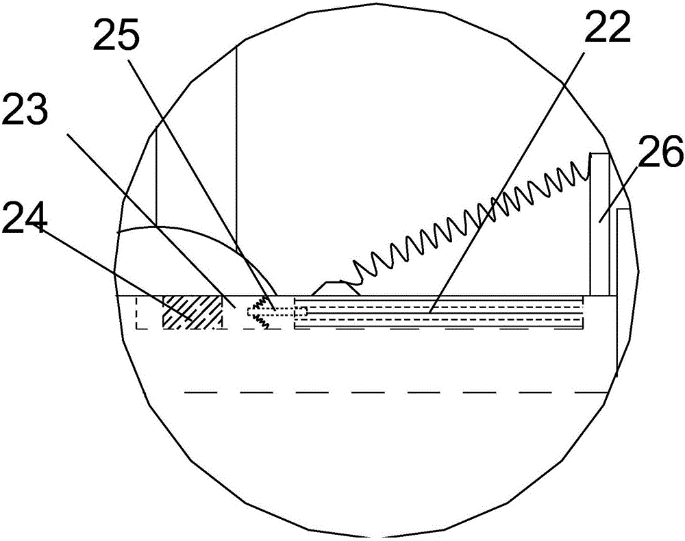 Emergent stopping device of car