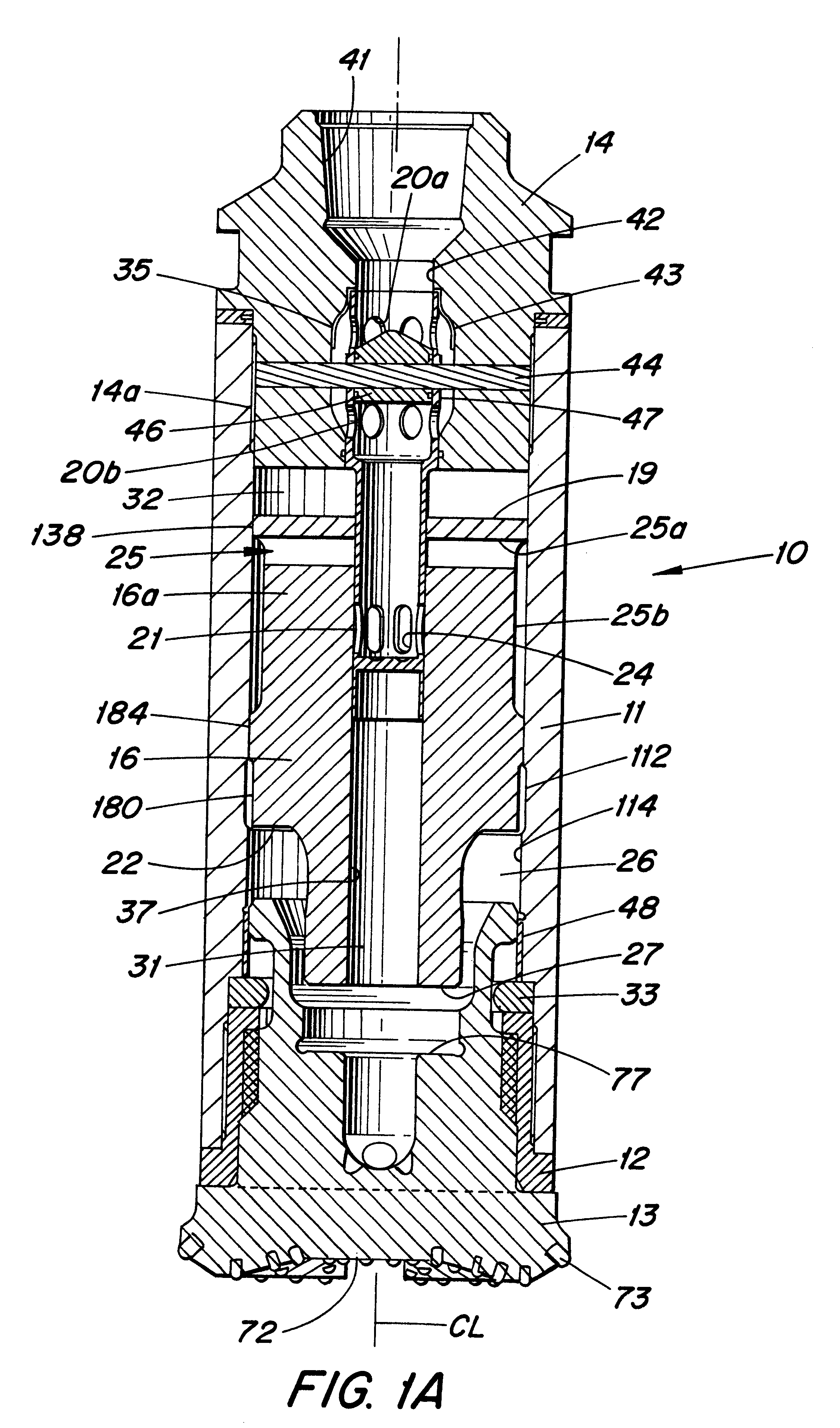 Percussive down-the-hole hammer for rock drilling, and a drill bit used therein