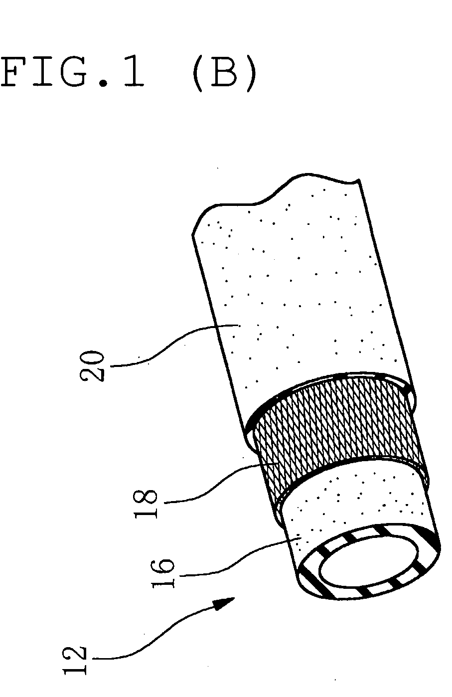 Pressure resistant vibration absorbing hose