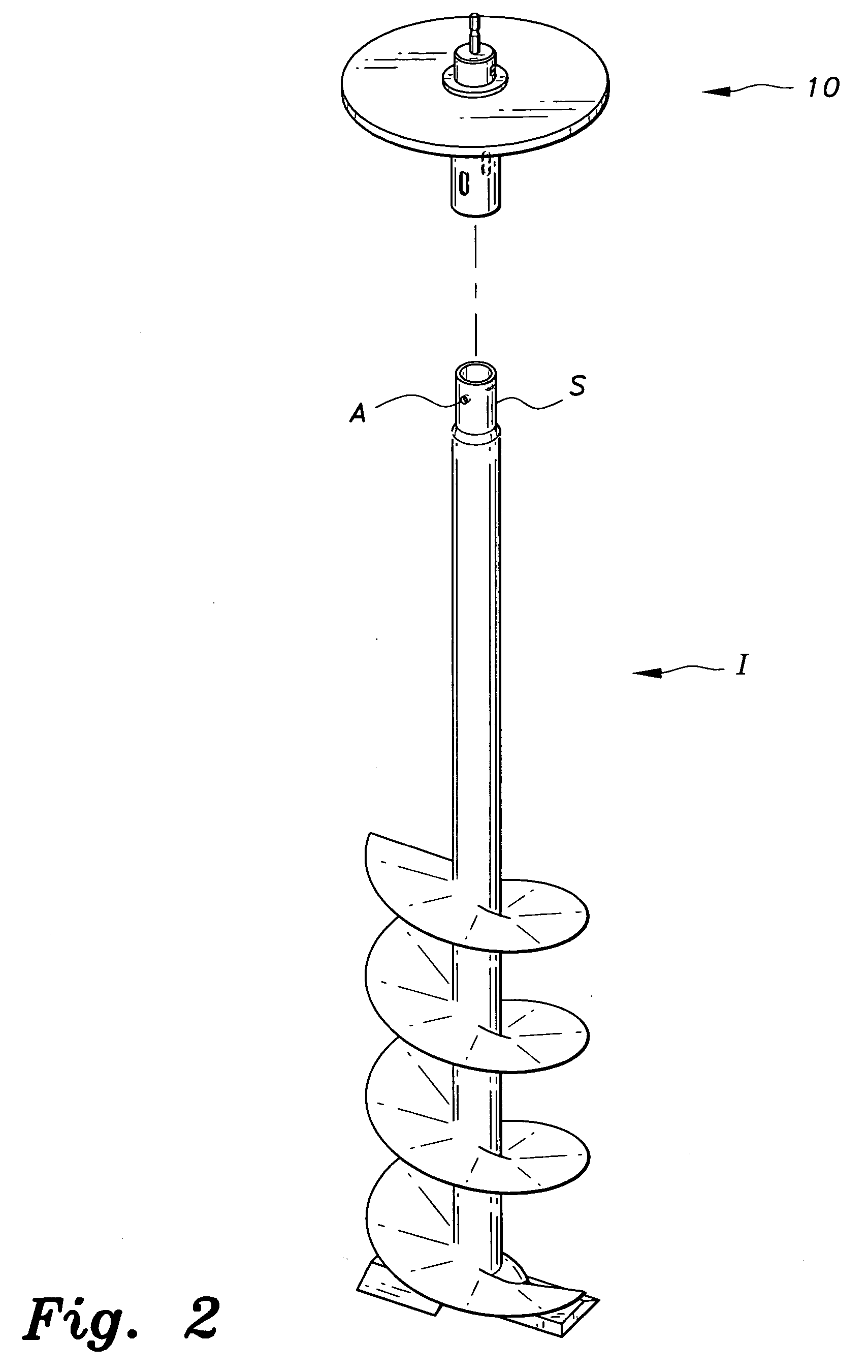 Drill adapter for an ice auger