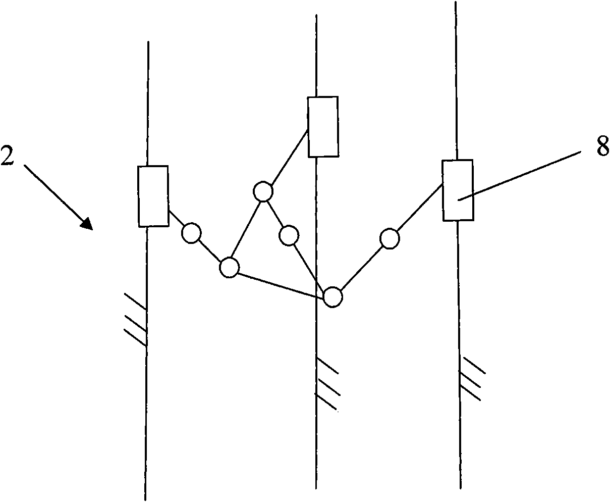 Robot component based on parallel mechanism, optimum design method and robot