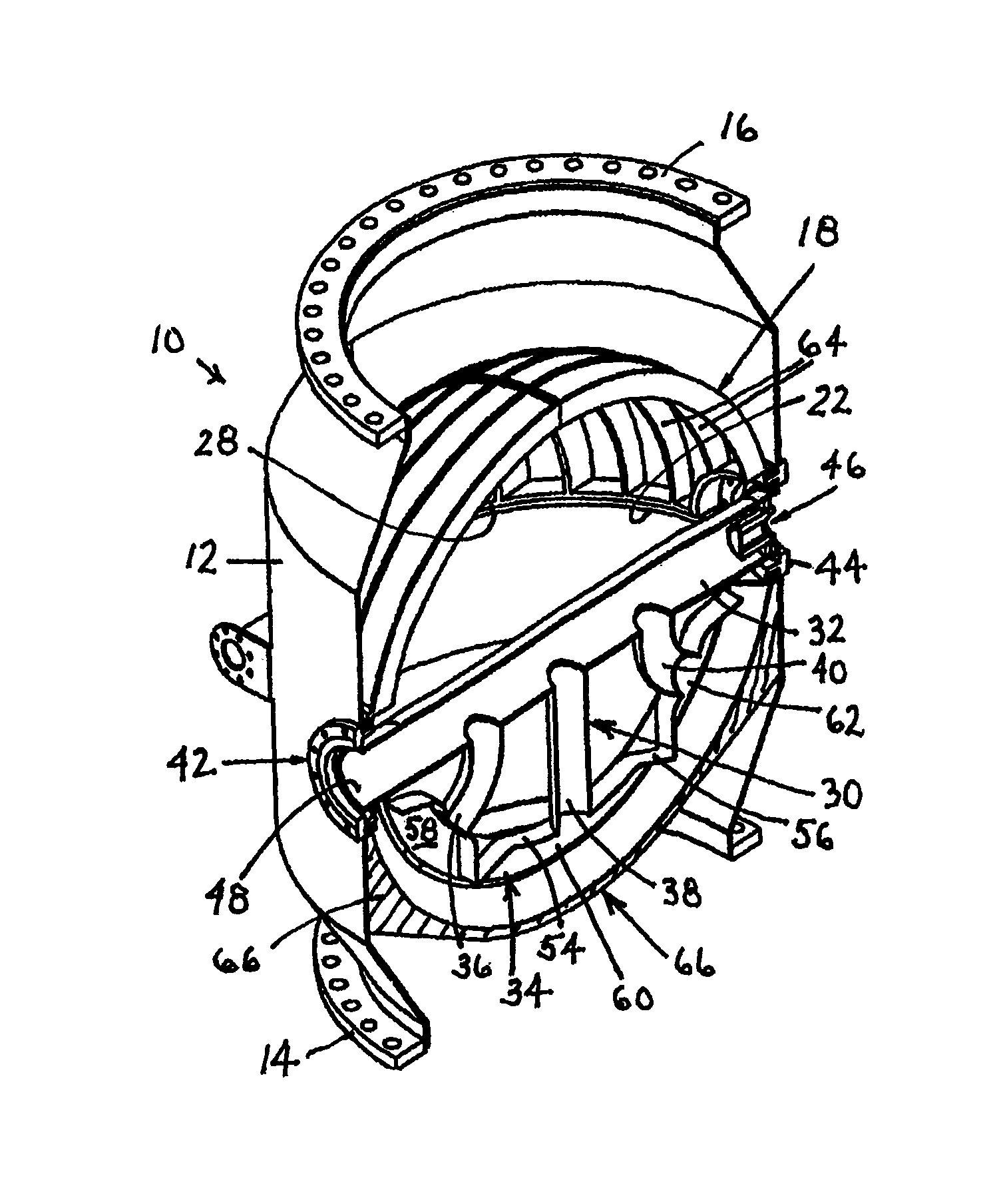 Debris filter with splitter bar