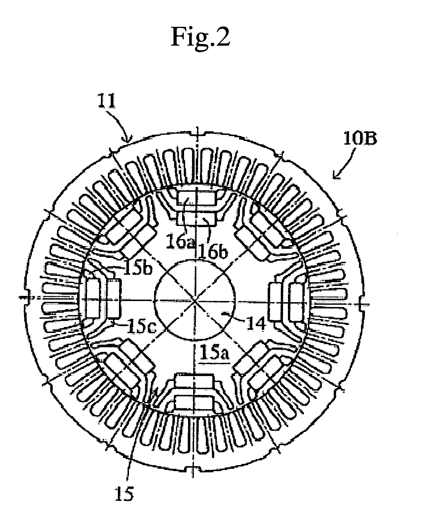 Synchronous reluctance motor