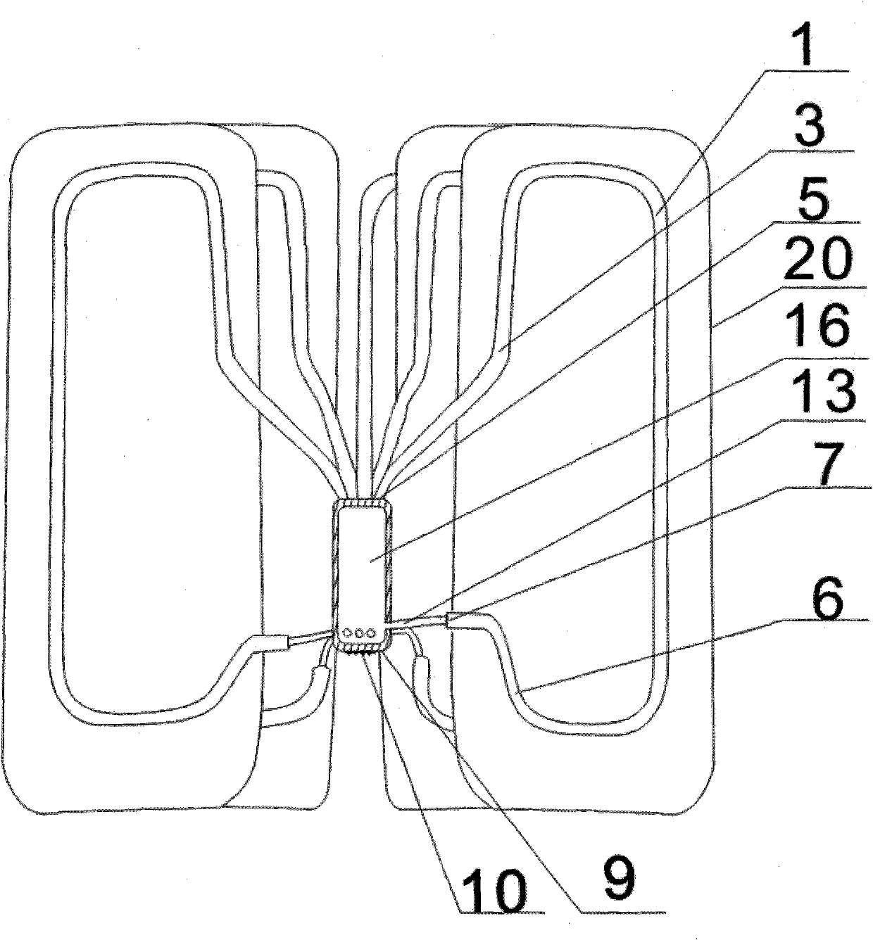 Heat pump type circulation heat pipe radiator