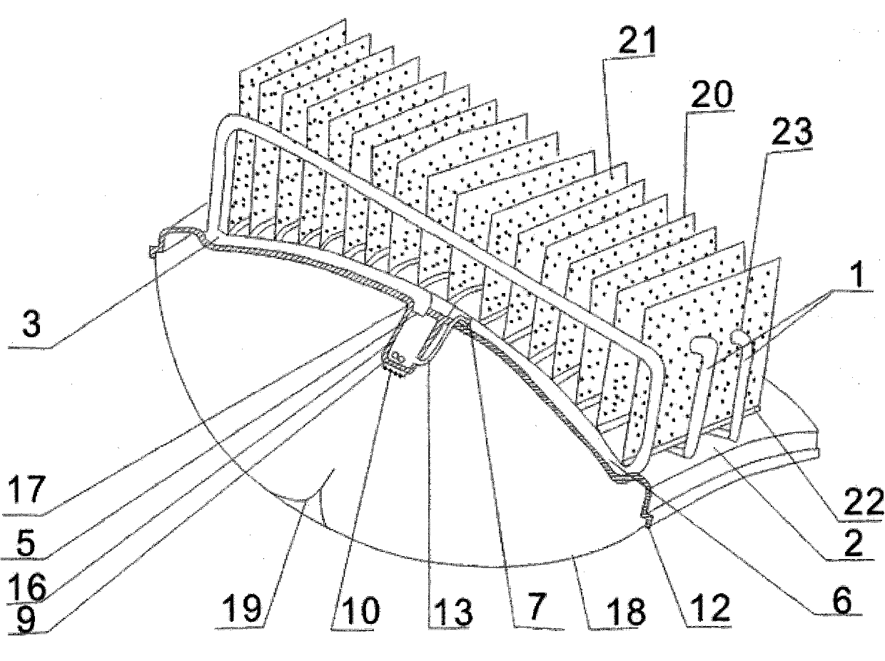 Heat pump type circulation heat pipe radiator