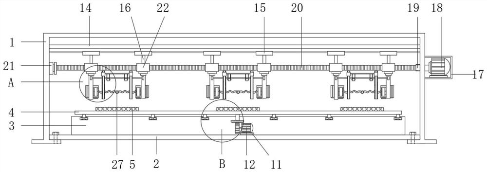 A multi-station reinforcing sheet bonding device for flexible circuit board production