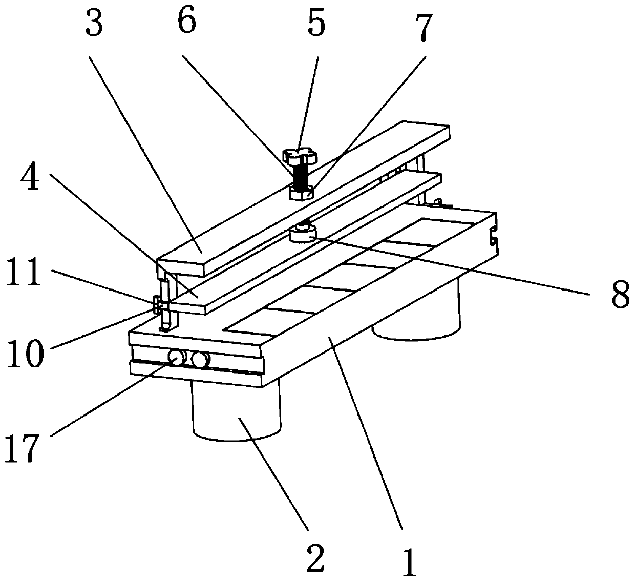 Cloth cutting device for clothing manufacture