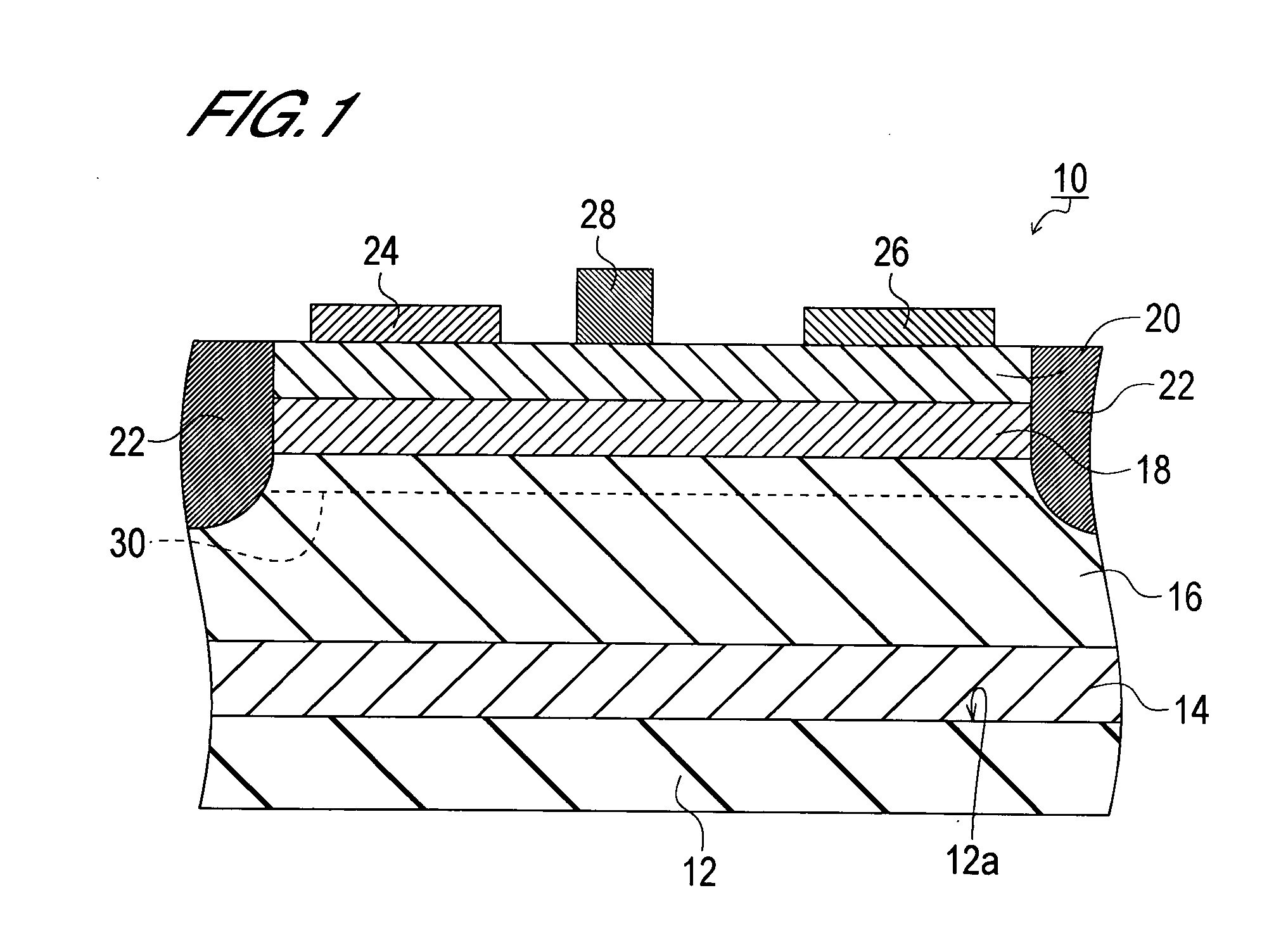 Wafer for semiconductor device fabrication, method of manufacture of same, and field effect transistor