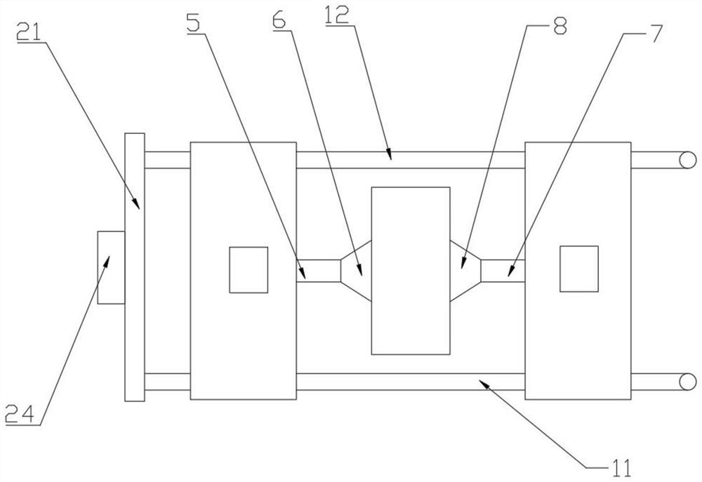 Clamping and overturning device for furniture processing