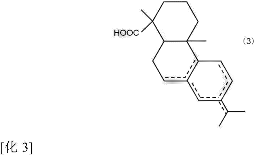 Rosin-type emulsion sizing agent and paper obtained using the sizing agent