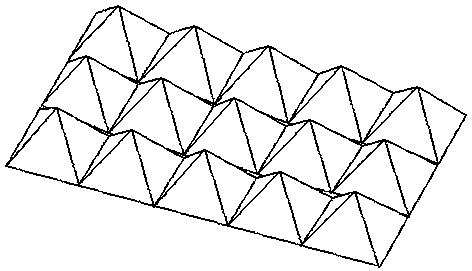 Pyramid-type solid grinding tool for grinding metallic middle frame of mobile phone and preparation method