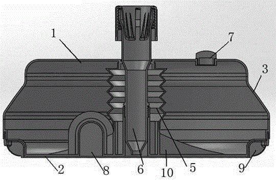 Compressible water-injected base