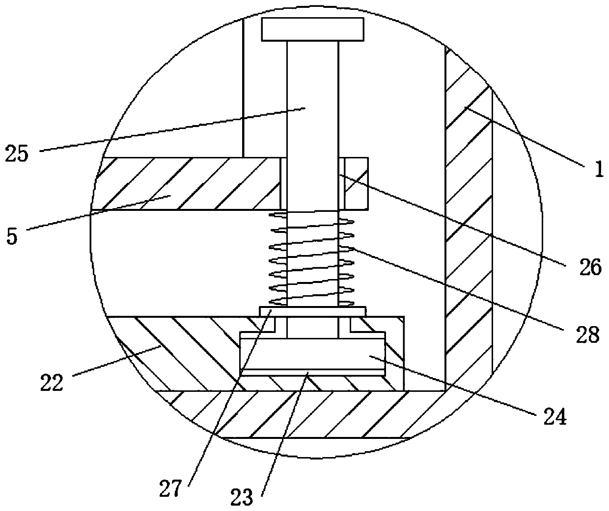 Equipment temperature monitoring device for rice industry production