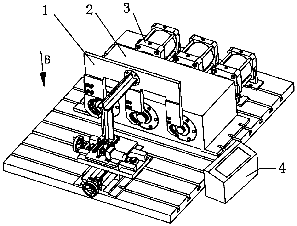 Device for testing reliability of spindle pop-rivets and disc springs of machining center