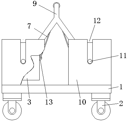 A kind of agricultural fast earth moving device