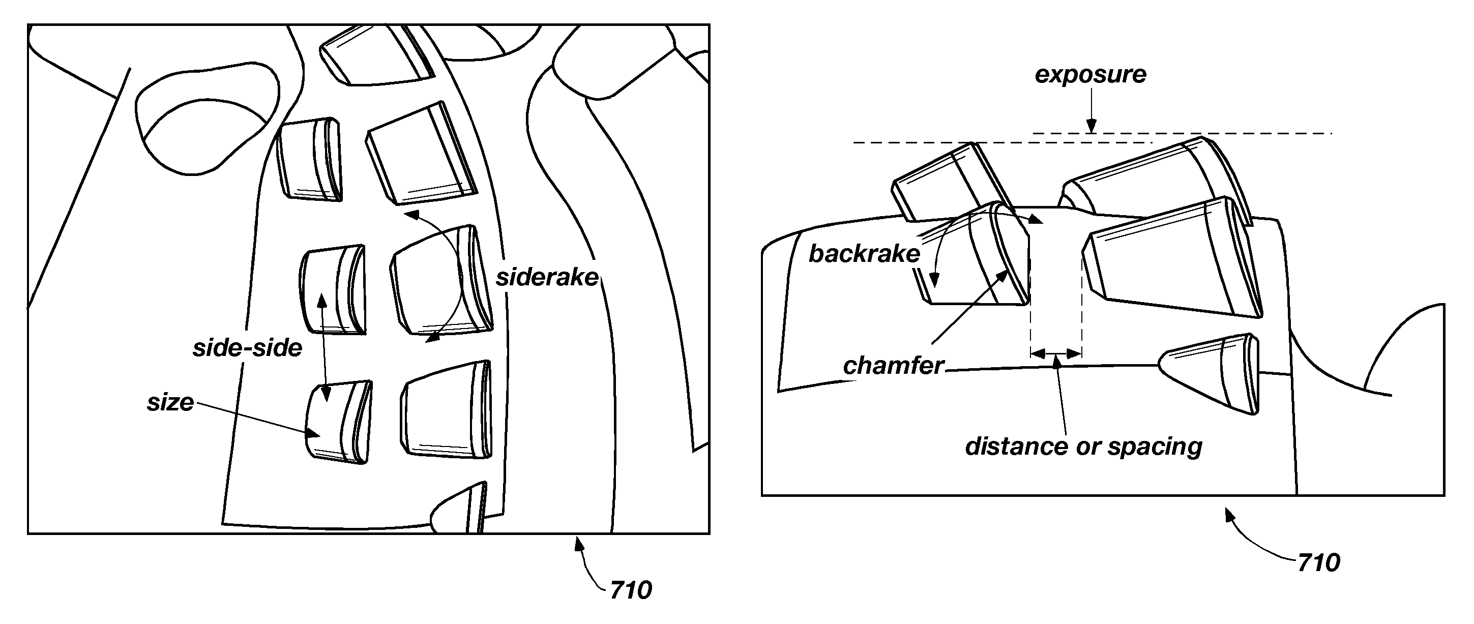 Rotary drag bit and methods therefor