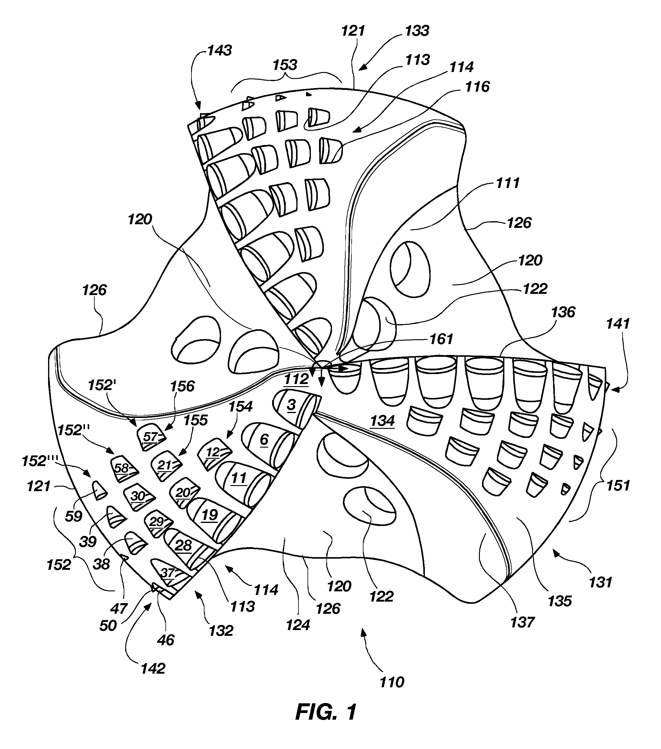 Rotary drag bit and methods therefor