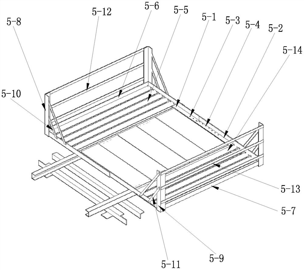 Telescopic elevator construction platform easy to disassemble and construction method thereof