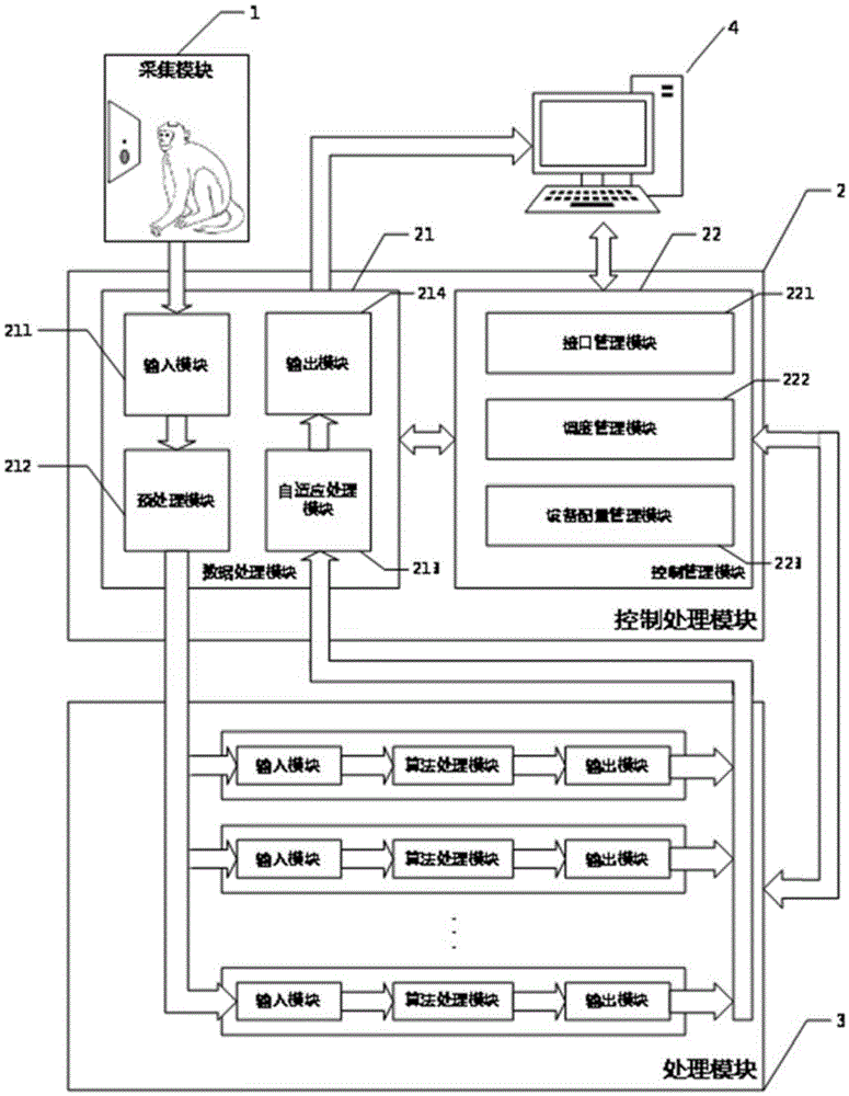 Adaptive brain neural signal processing method and system