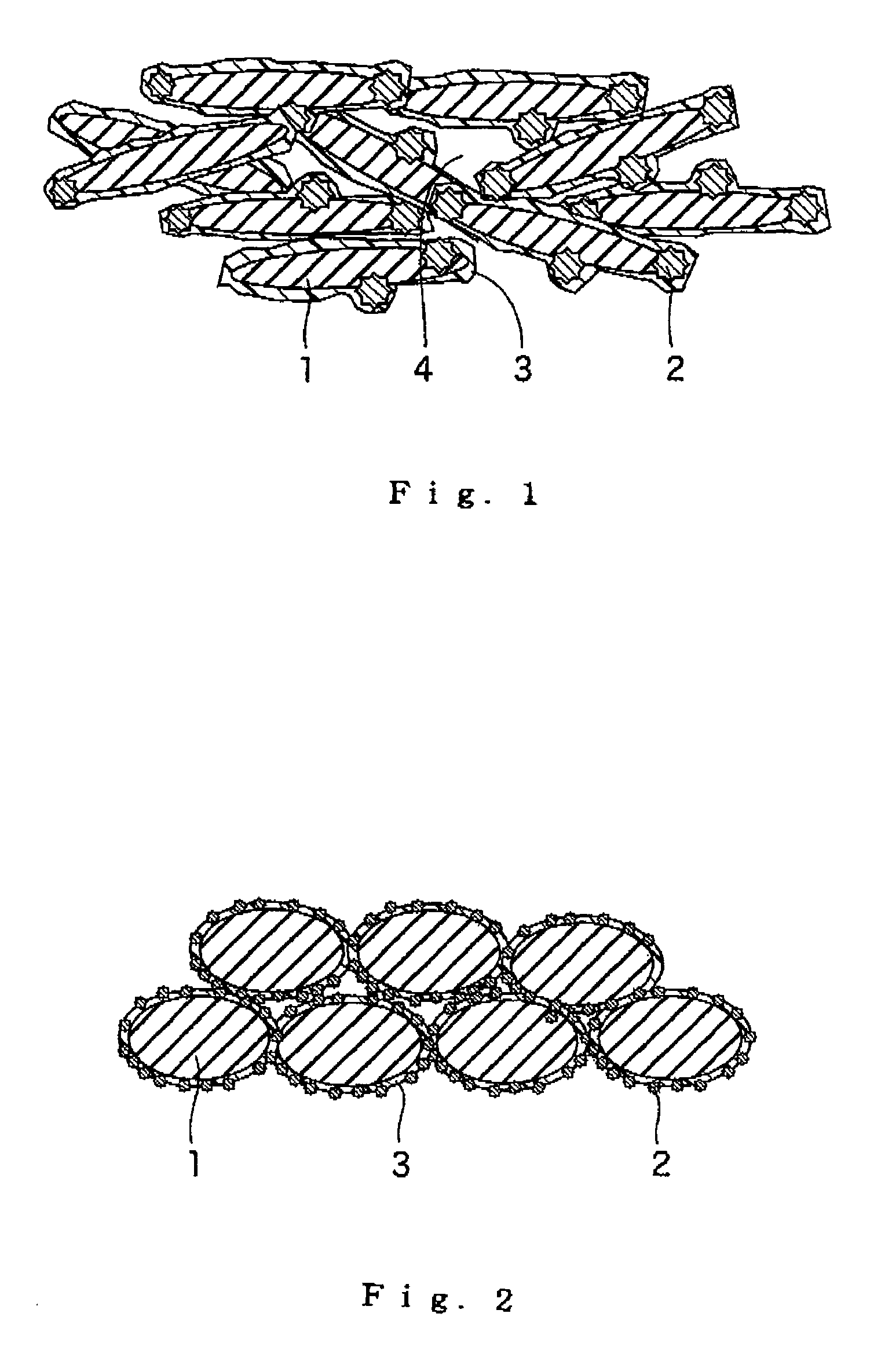 Porous elastic pavement material