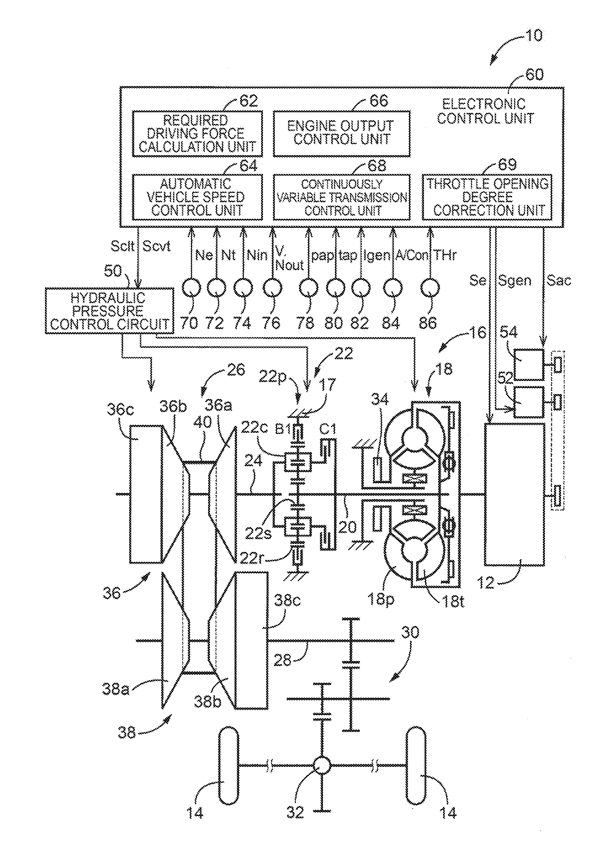 Control apparatus for vehicle