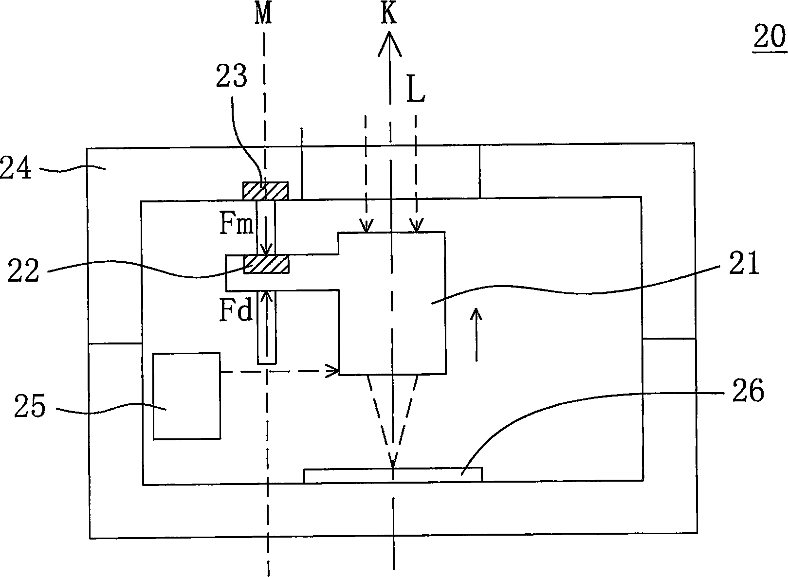 Collision bumper for optical mechanical module, and movable lenses