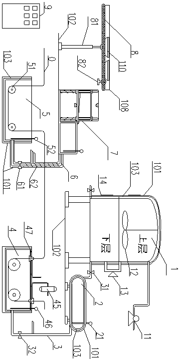 Automatic feeding system for semi-flexible cable hot tinning process and automatic feeding method