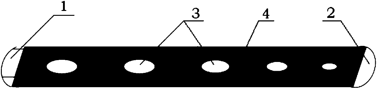 Flow-adaptive drainage ditch