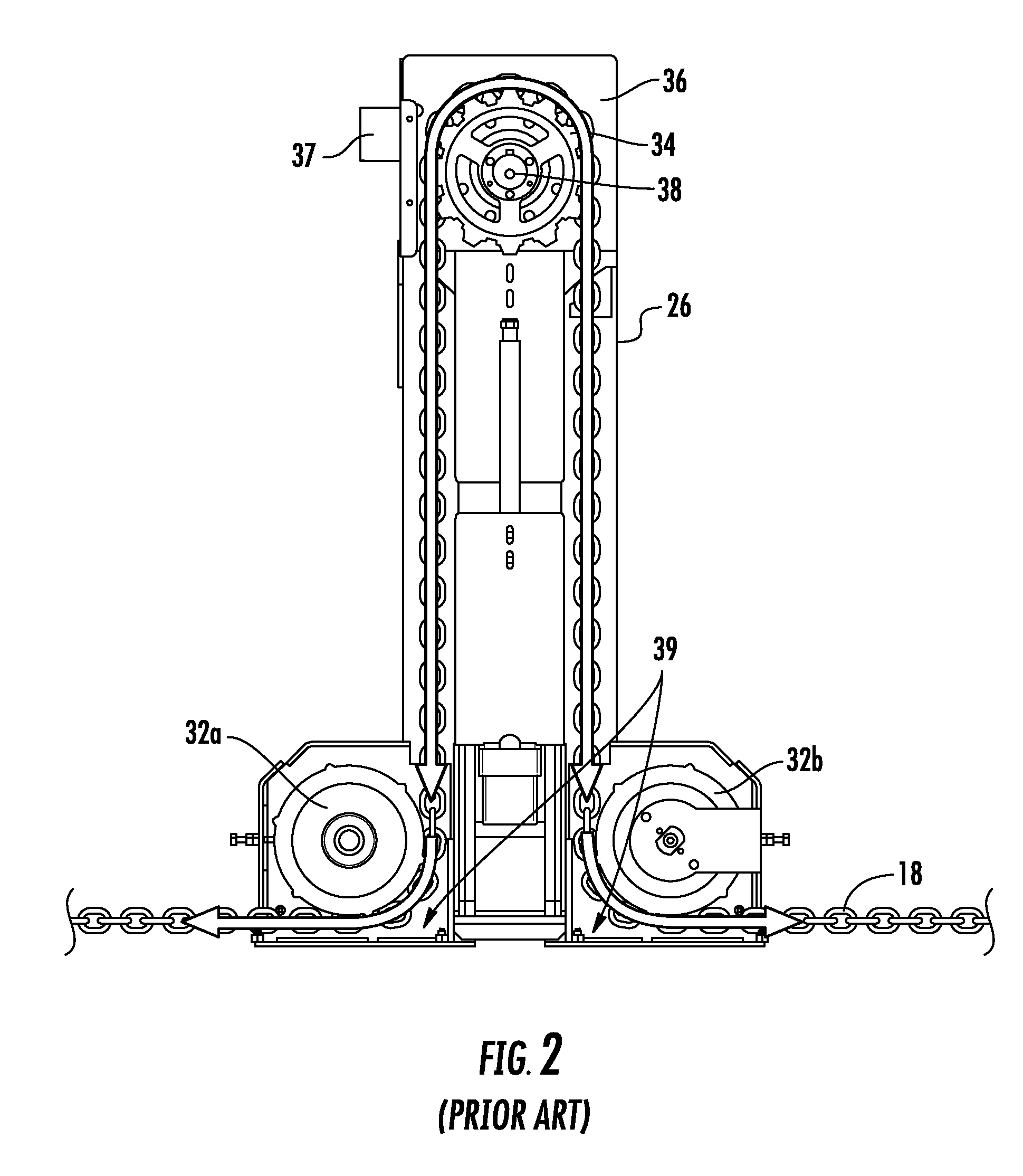 Automatic scraper chain tensioning apparatus