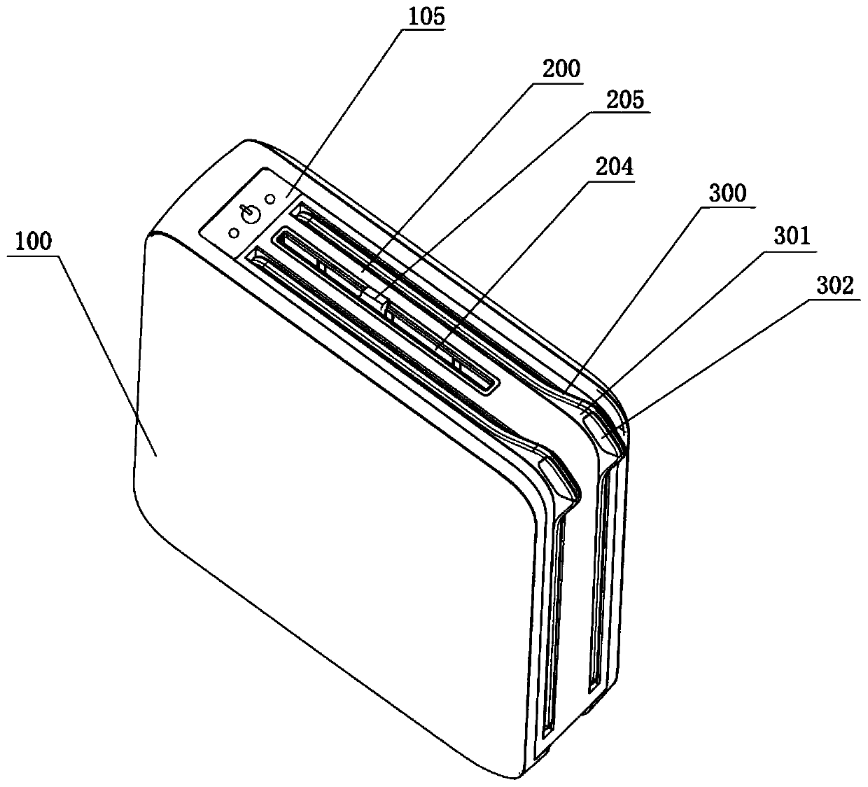 Classification chopping board storage device