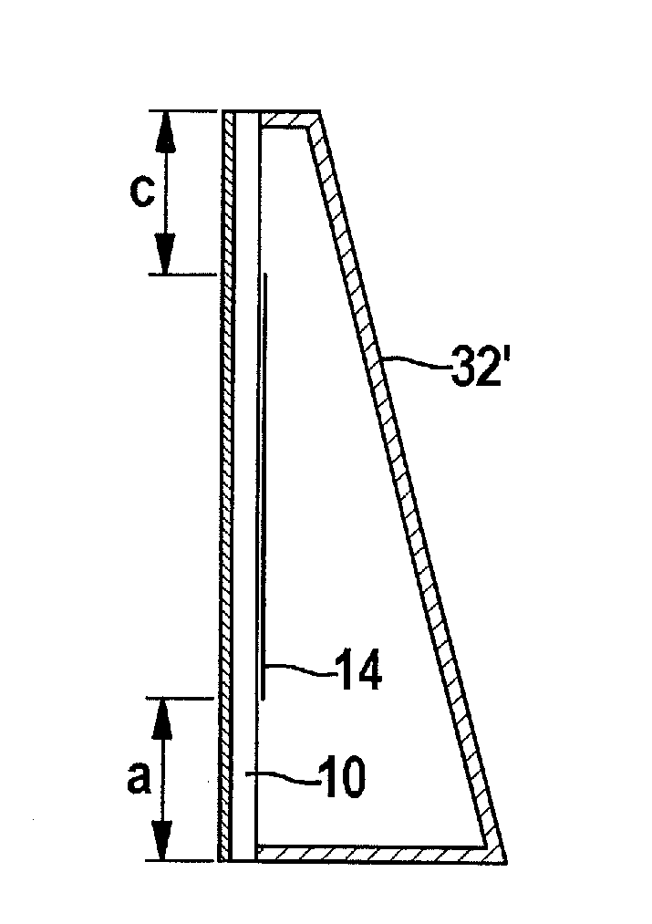 Radar sensor including a radome