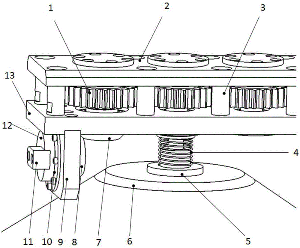 A cleaning system for photovoltaic power station cleaning robot