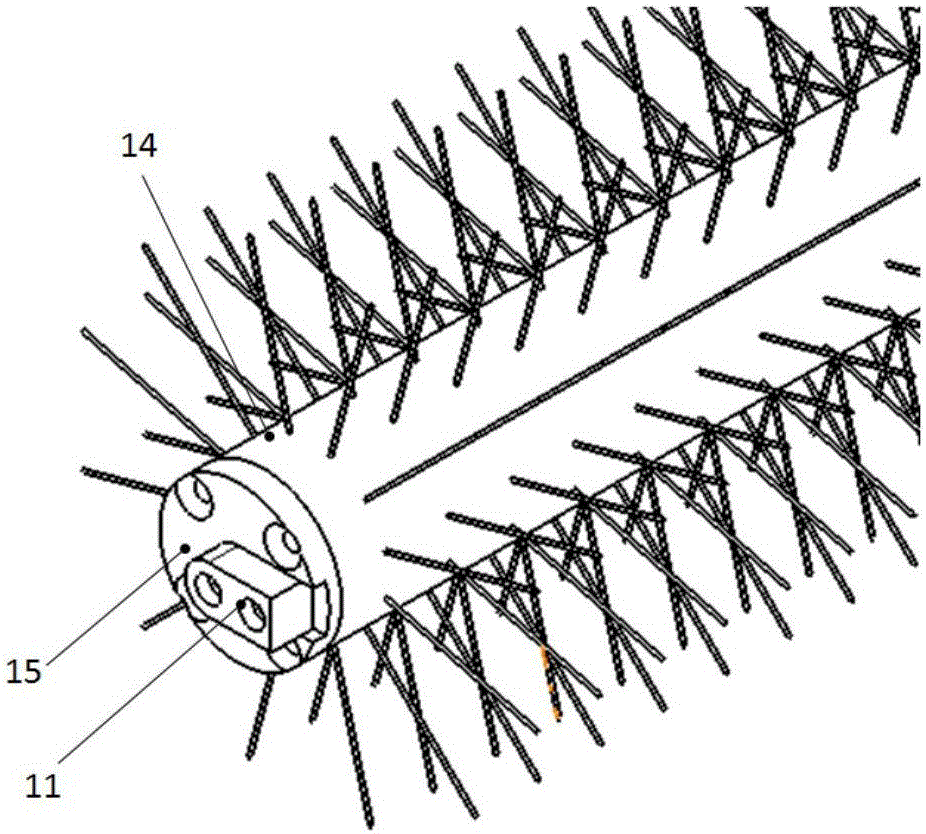 A cleaning system for photovoltaic power station cleaning robot