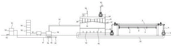 Marine solar seawater desalination power-generating set