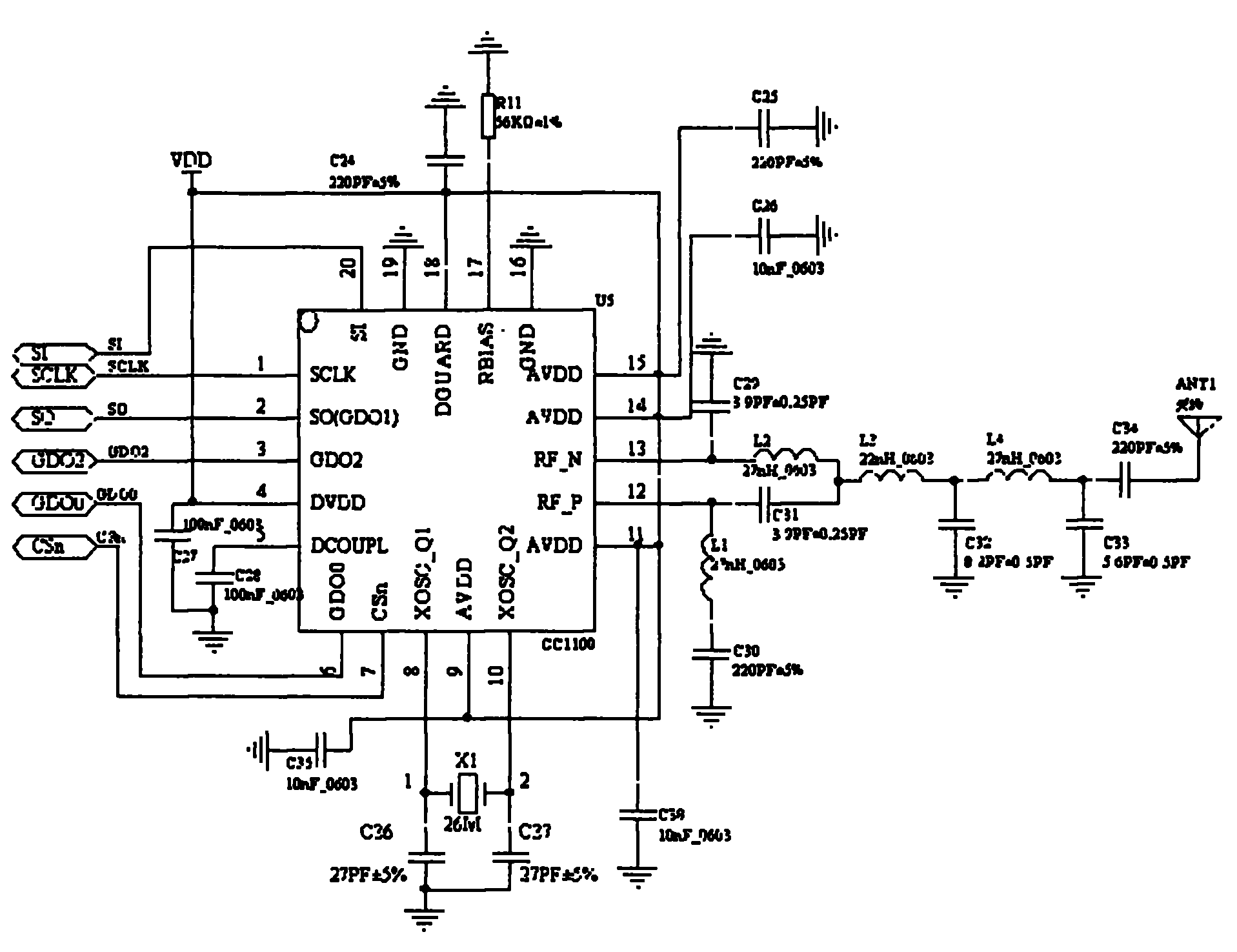 Wireless communication method for volume correction instrument