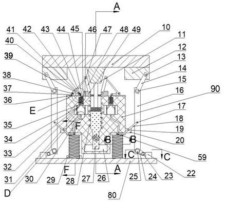 Vibration screen damping support