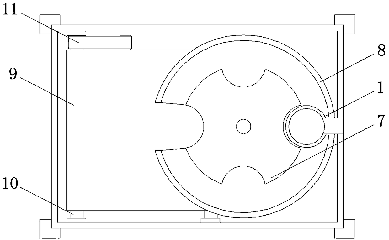 Automatic box packing device for tea leaves