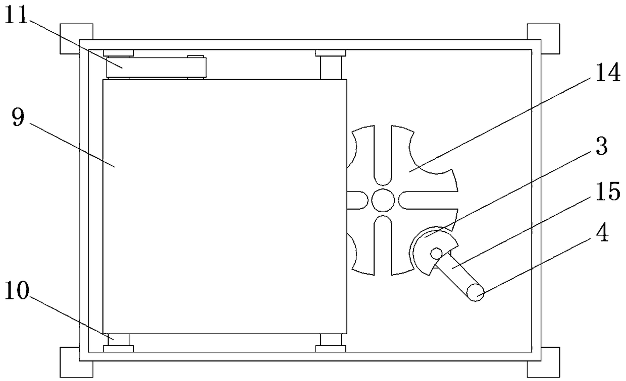 Automatic box packing device for tea leaves