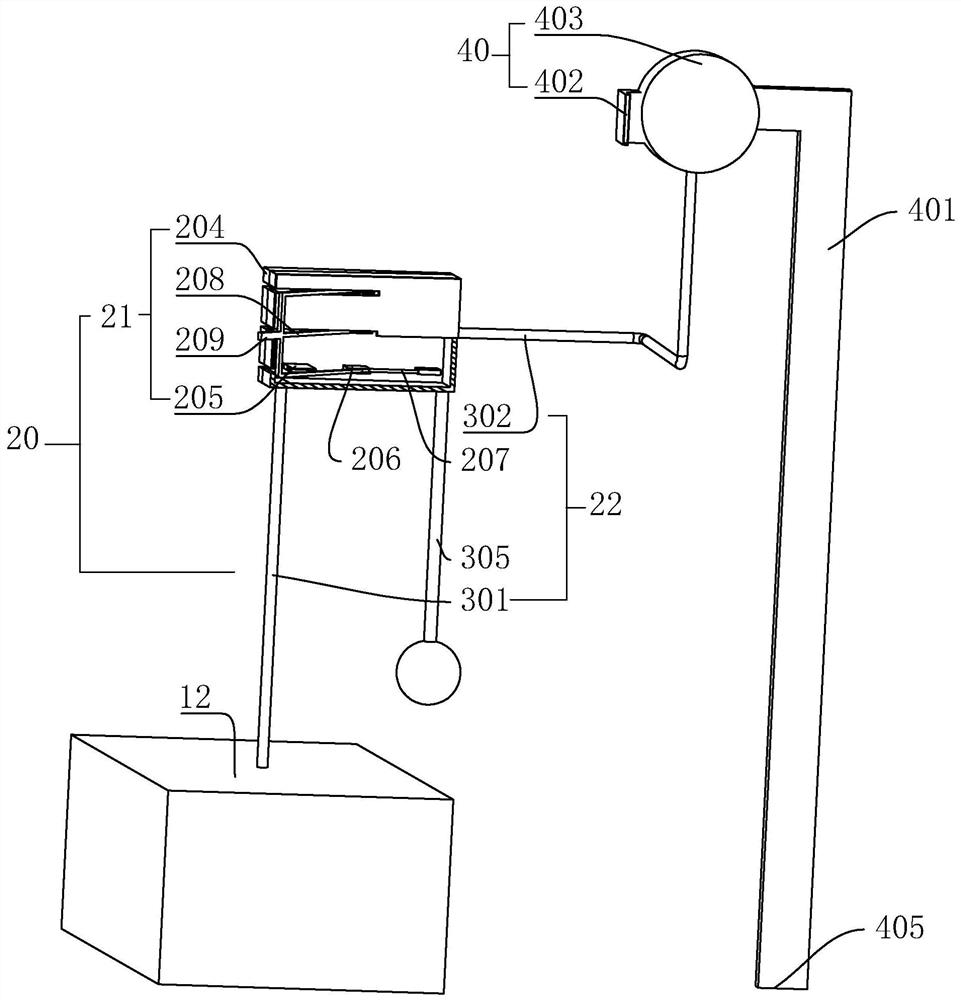 Substation water level detection device