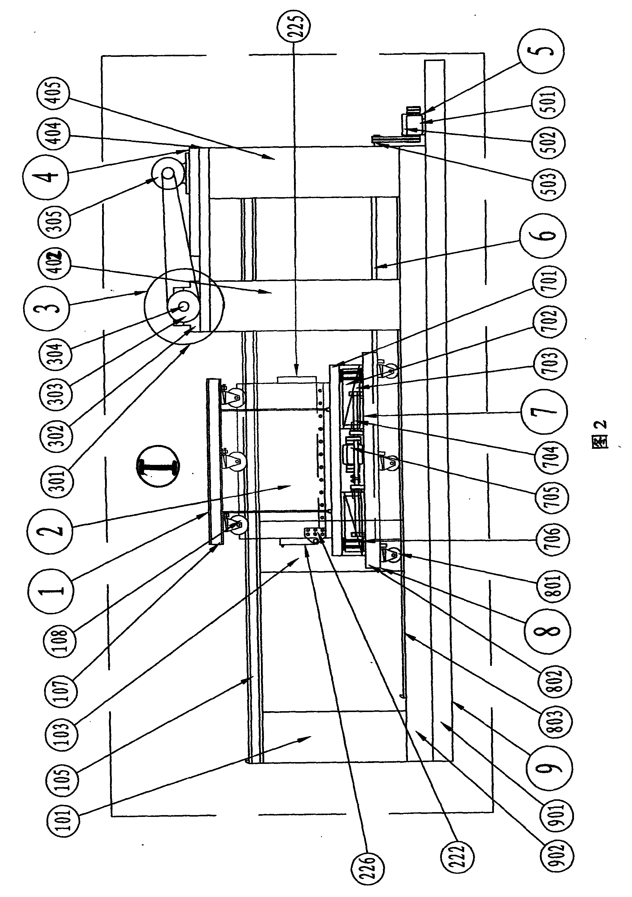 Production line of multi-axle multi-cutter stone-material thin, ultra-thin composite board