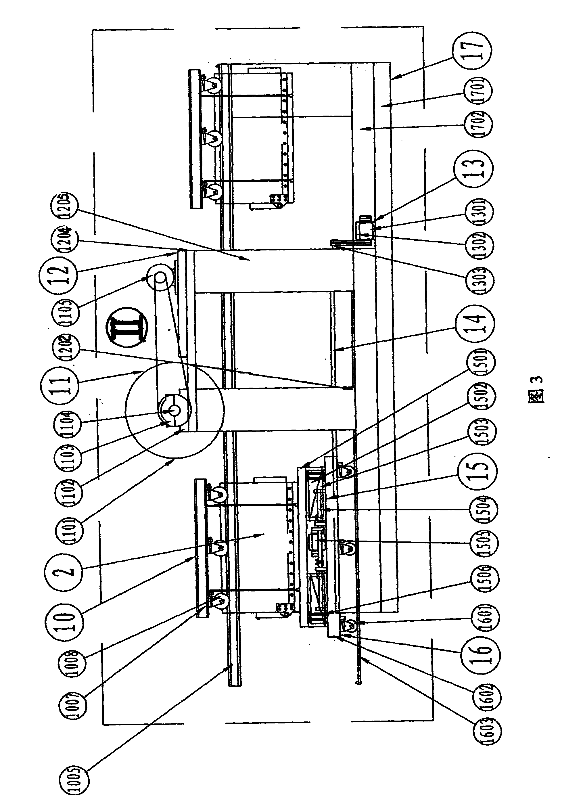 Production line of multi-axle multi-cutter stone-material thin, ultra-thin composite board