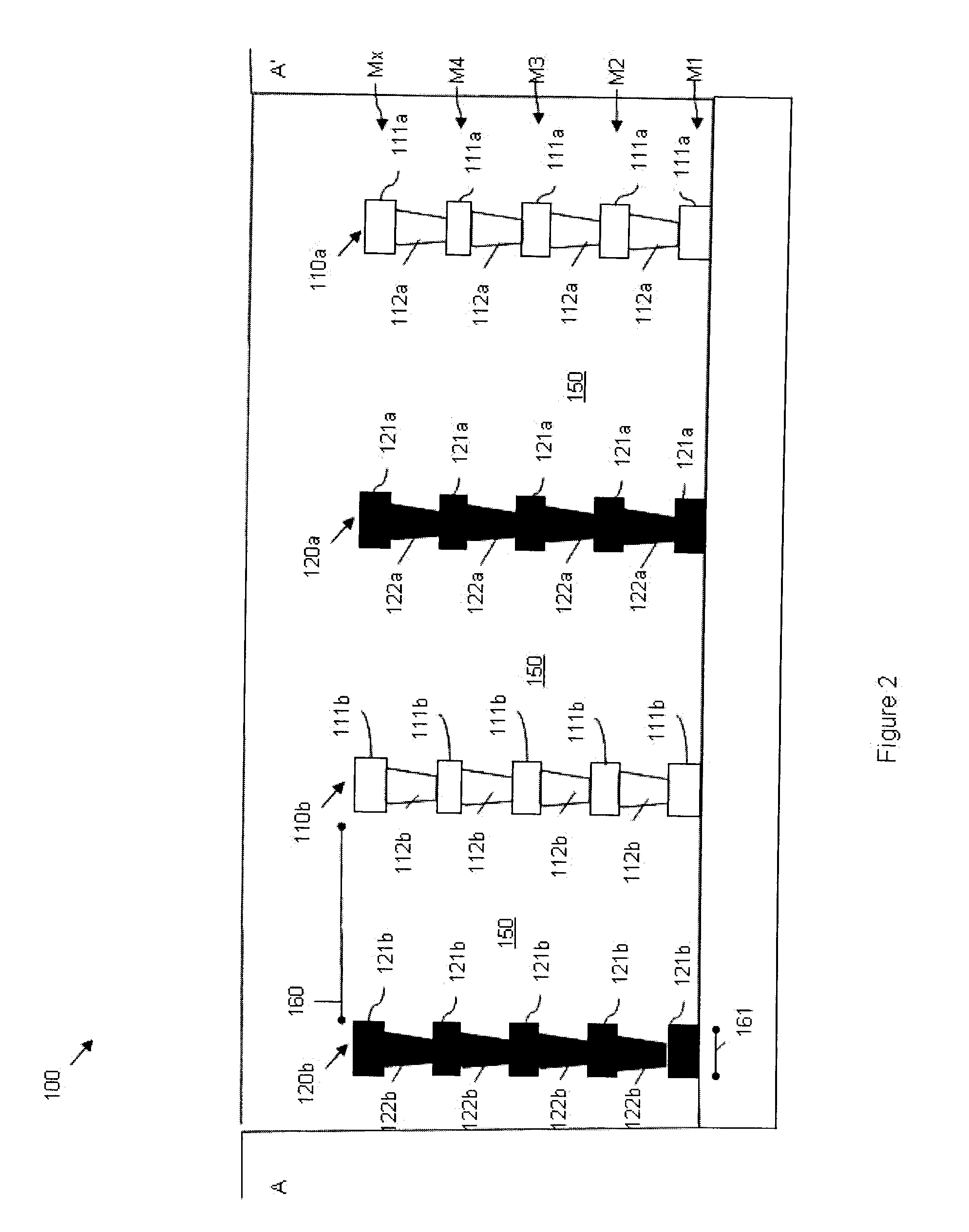 High capacitance density vertical natural capacitors