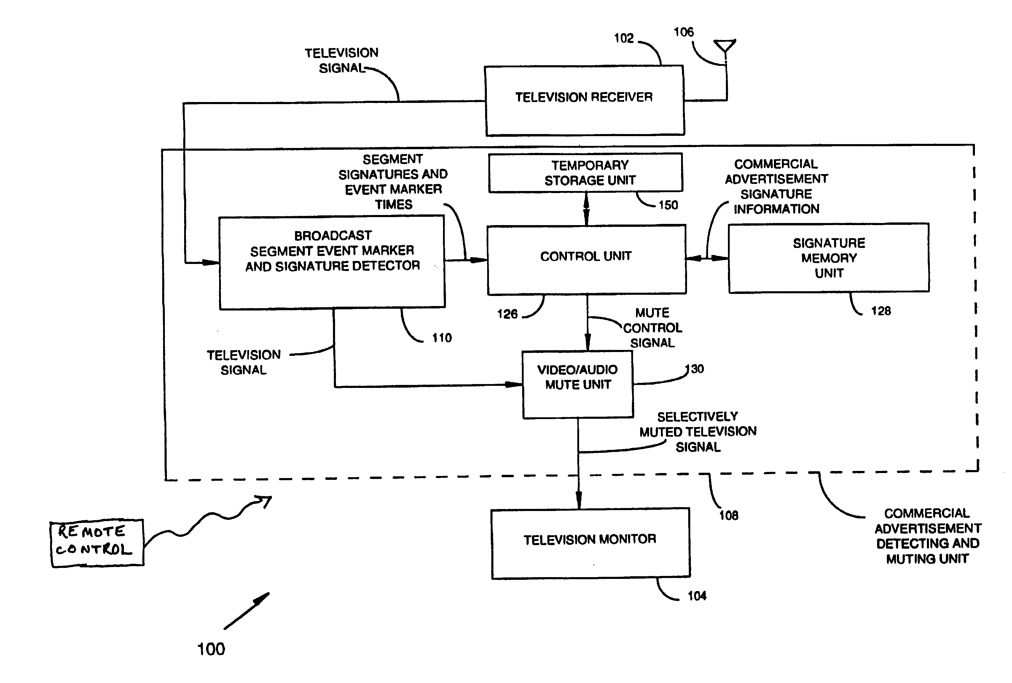 Method and apparatus for selectively altering a television video signal in real-time