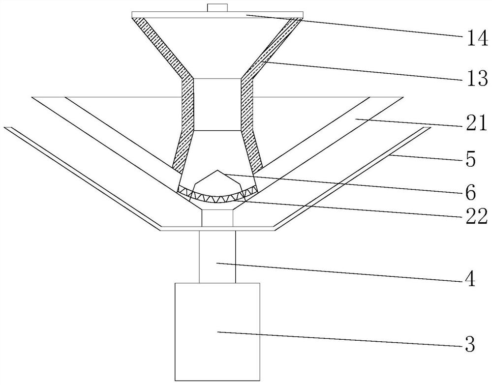 Feed throwing device for fishery breeding