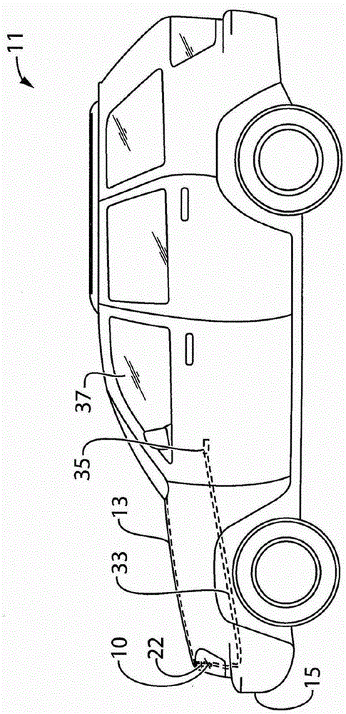 Latch with double pull for closure panel