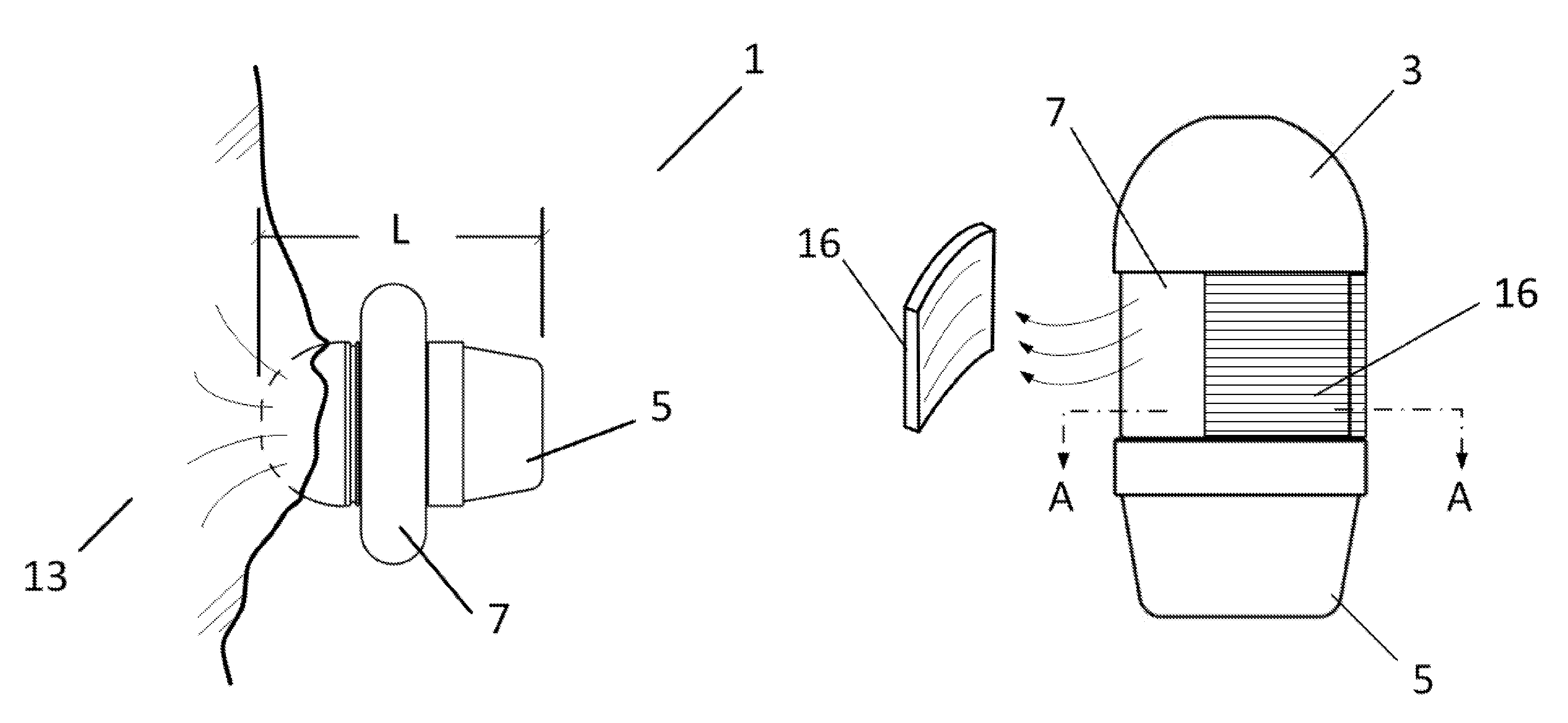 Spin stabilized and/ or drag stabilized, blunt impact non-lethal projectile