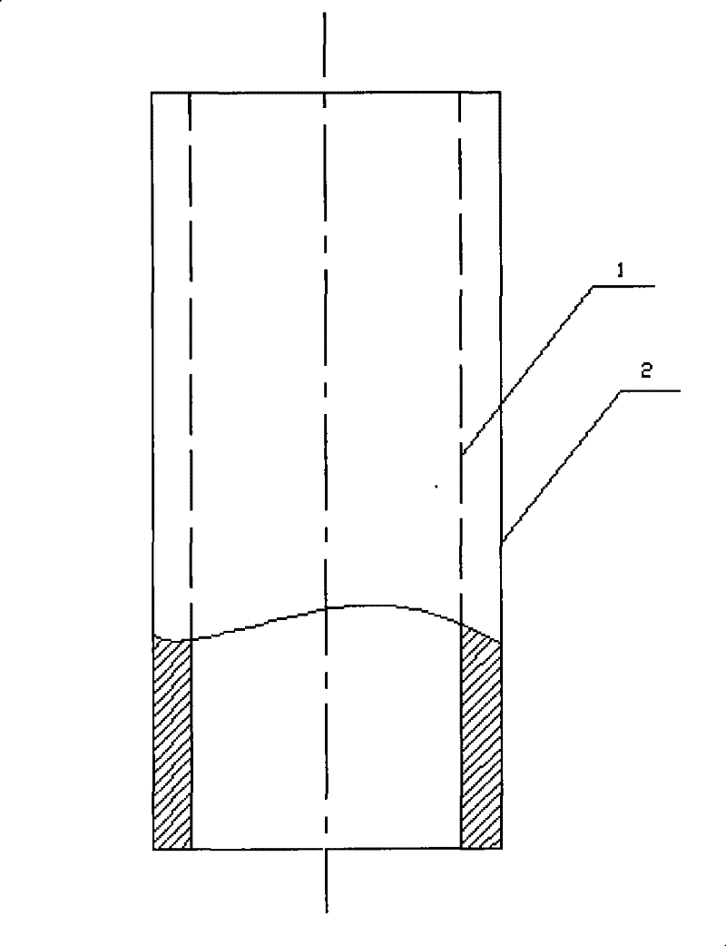 Preparation of continuous hole graded ceramic tube