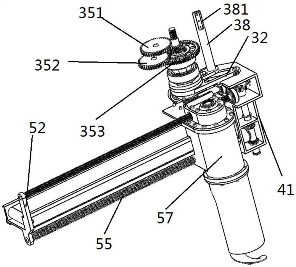 A digging method of a portable variable-diameter surround digging machine