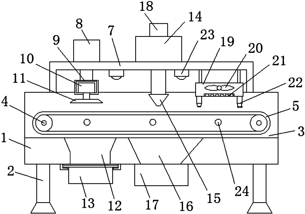 Metal sheet polishing washing device for machining